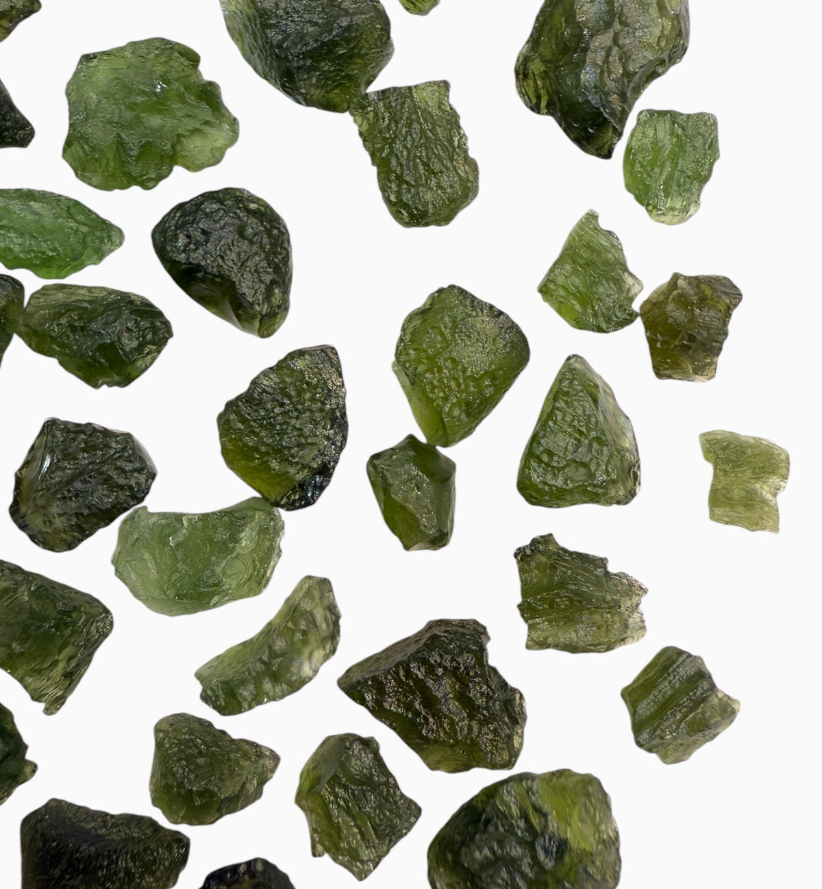 Moldavite Stones Rough / Raw From 1 - 10 Carats Lot
