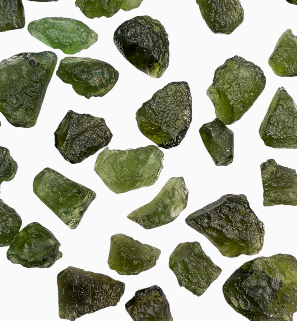 Moldavite Stones Rough / Raw From 1 - 10 Carats Lot