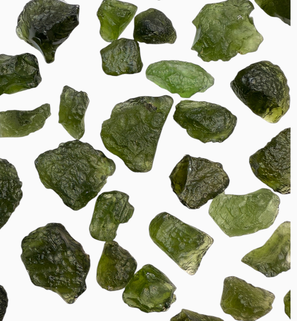 Moldavite Stones Rough / Raw From 1 - 10 Carats Lot