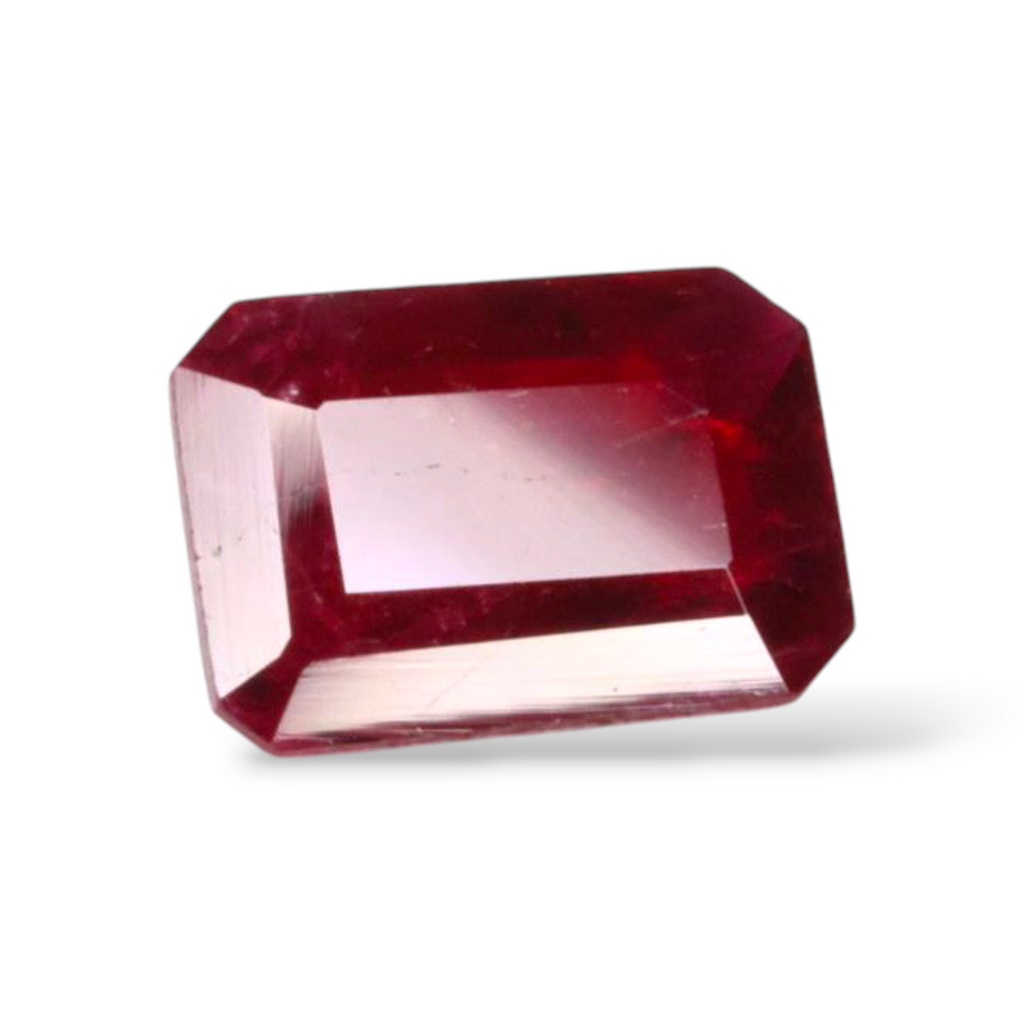 Mozambique Red Ruby Gemstone In Octagon Cut Shape 1.81 Carats 7.78x6.63x2.97mm Size