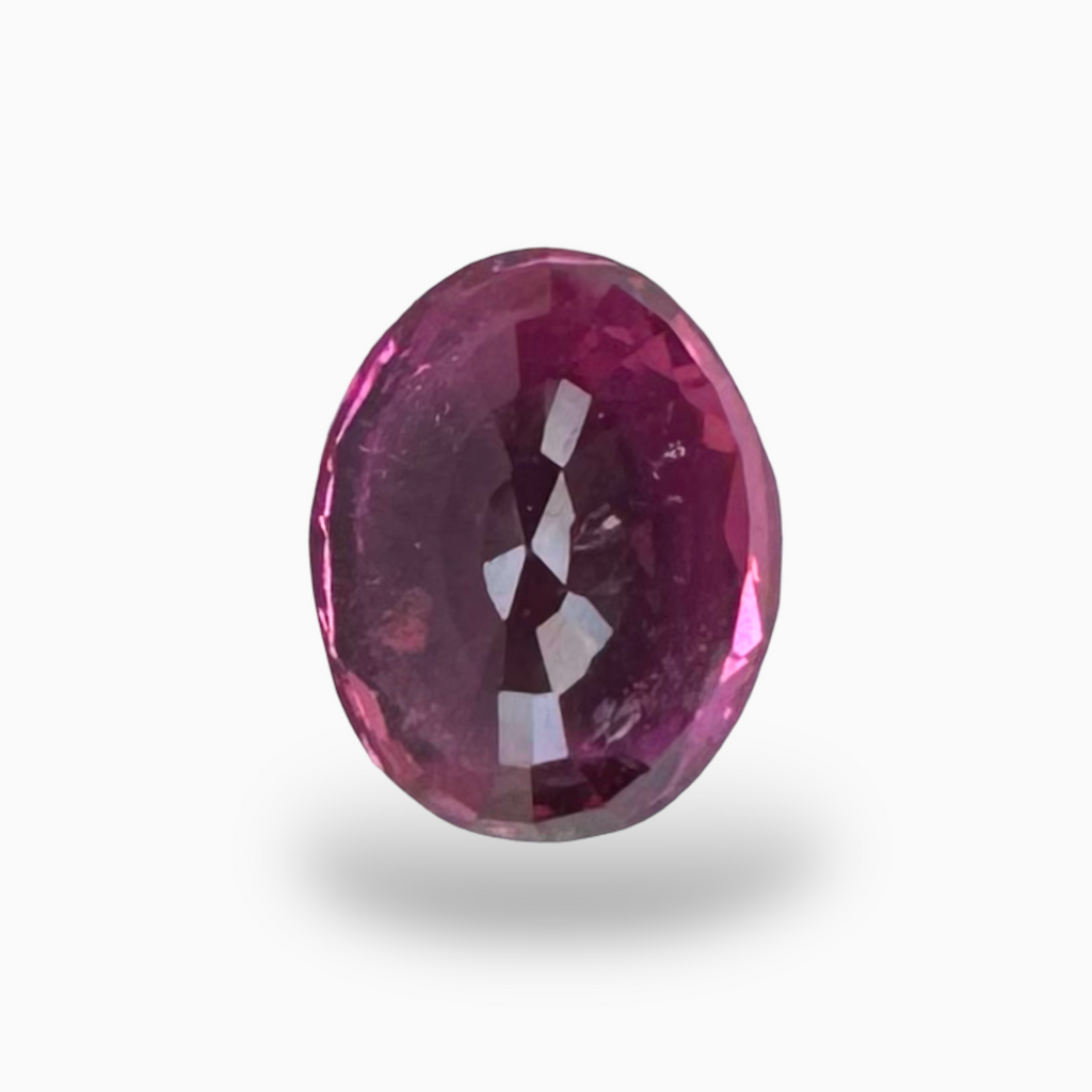 Mozambique Pinkish Ruby 1 Carats Oval Shape