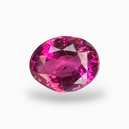 Mozambique Pinkish Ruby 1 Carats Oval Shape