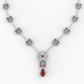 Mozambique Ruby Necklace - Tatiana