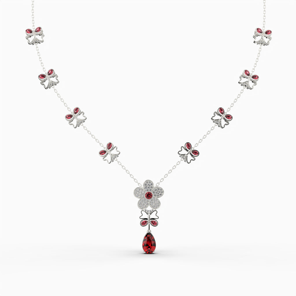 Mozambique Ruby Necklace - Tatiana