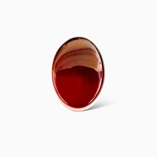 Natural Agate Oval Cabochon (Aqeeq Stone) 11.38 Carats 16X12mm Yemeni Aqeeq