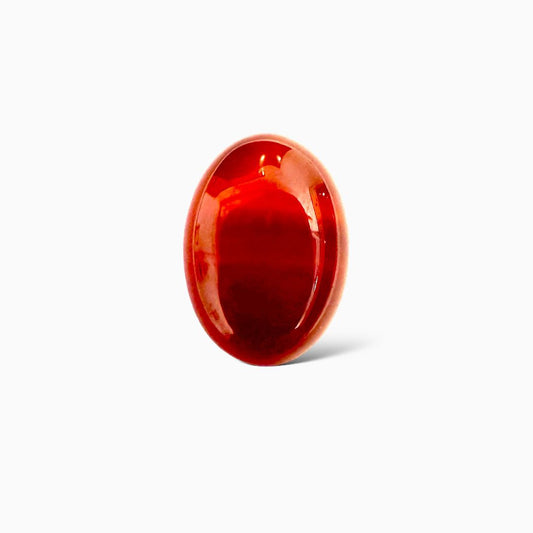 Natural Agate Oval Cabochon (Aqeeq Stone) 11.79 Carats 18.20X13mm sulemani Aqeeq