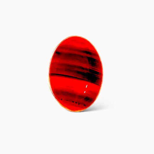 Natural Agate Oval Cabochon (Aqeeq Stone) 20.19 Carats 18X13mm sulemani Aqeeq