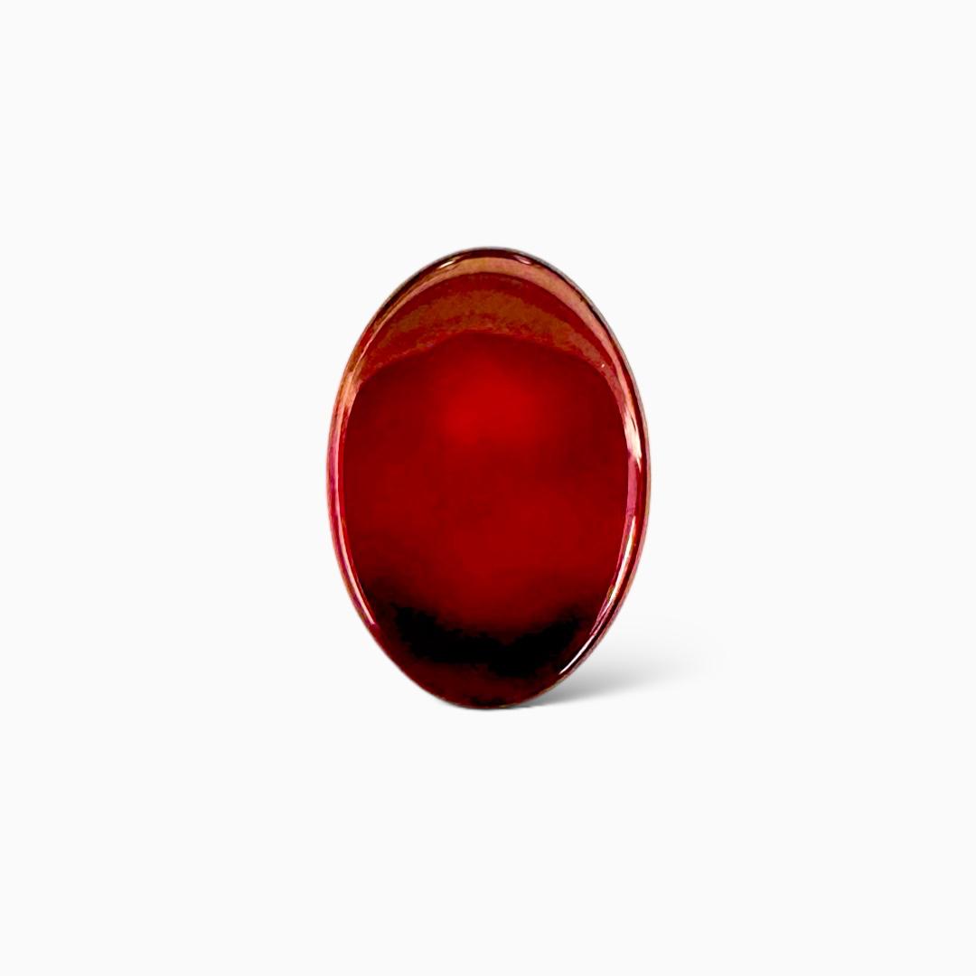 Natural Agate Oval Cabochon (Aqeeq Stone) 9.95 Carats 16.5X12mm Yemeni Aqeeq