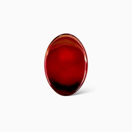 Natural Agate Oval Cabochon (Aqeeq Stone) 9.95 Carats 16.5X12mm Yemeni Aqeeq