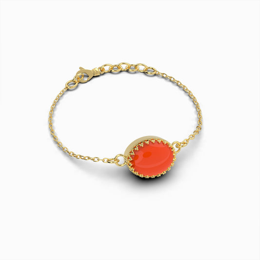 Natural Carnelian Bracelet - Hazel