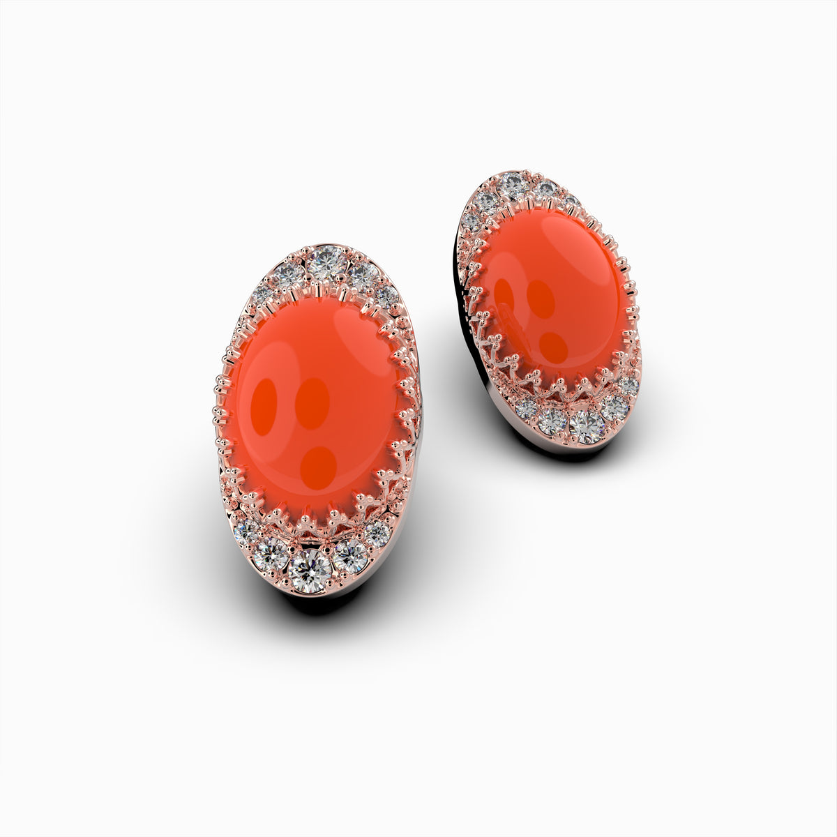 Natural Carnelian Earring - Nova