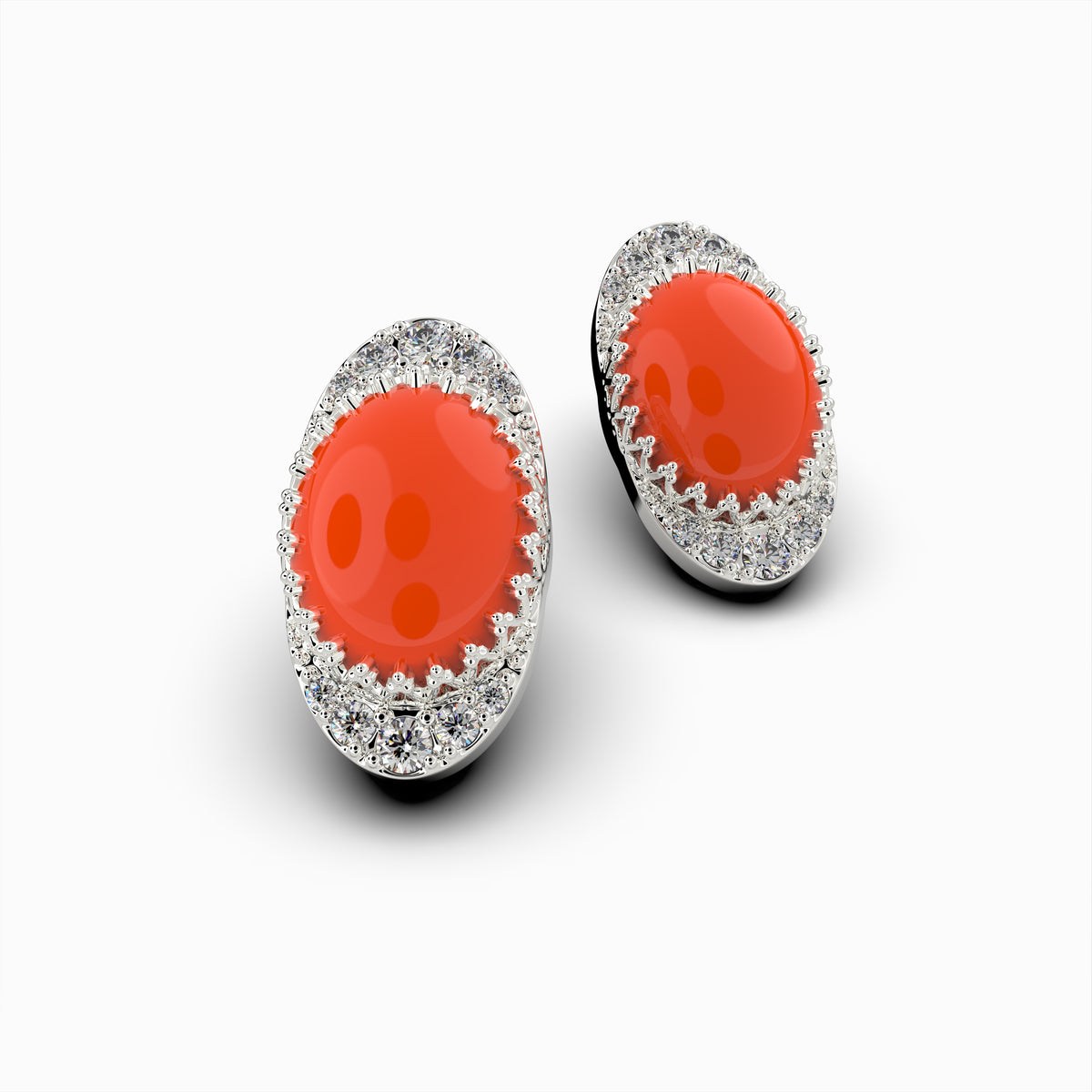 Natural Carnelian Earring - Nova