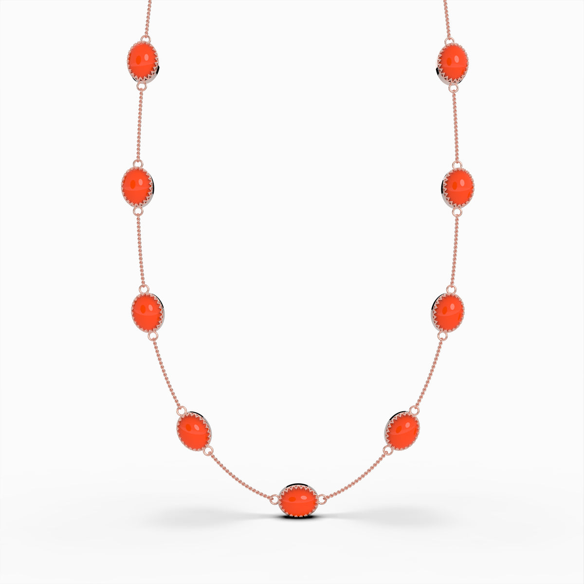 Natural Carnelian Necklace - Lily