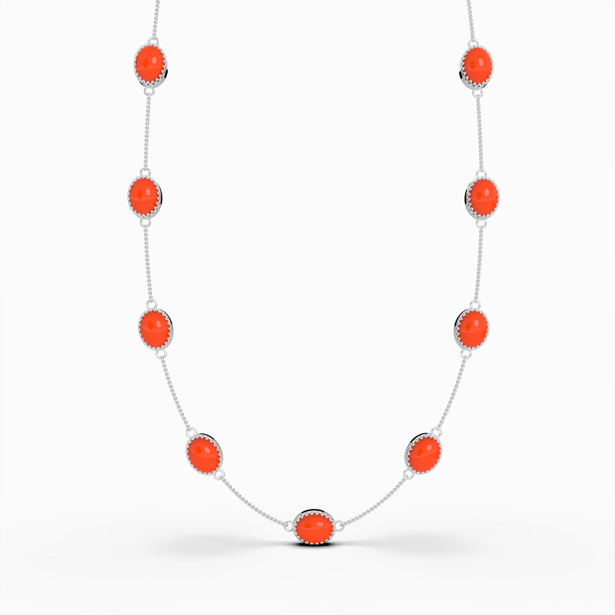 Natural Carnelian Necklace - Lily