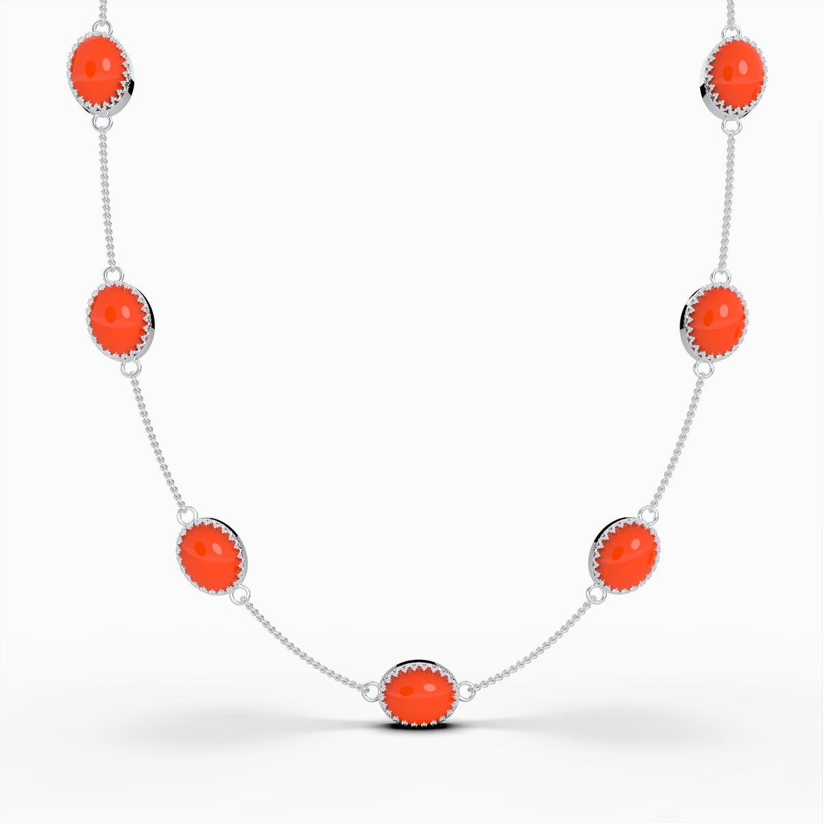 Natural Carnelian Necklace - Lily