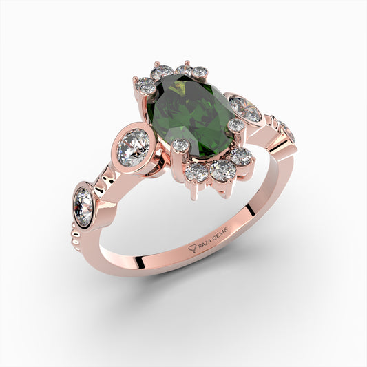 Natural Alexandrite Ring - Agrafena