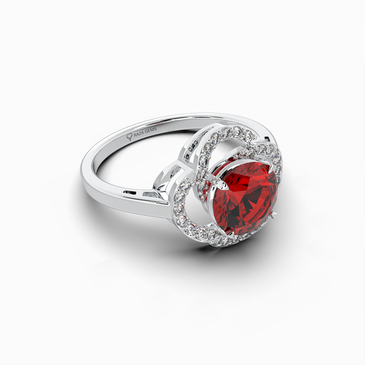 Natural Almandine Garnet Ring