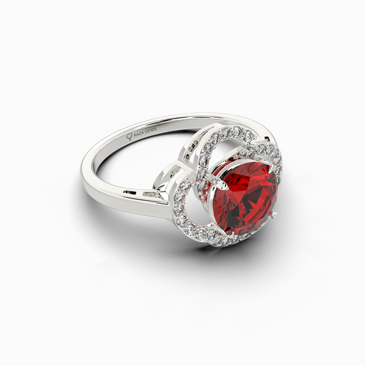 Natural Almandine Garnet Ring