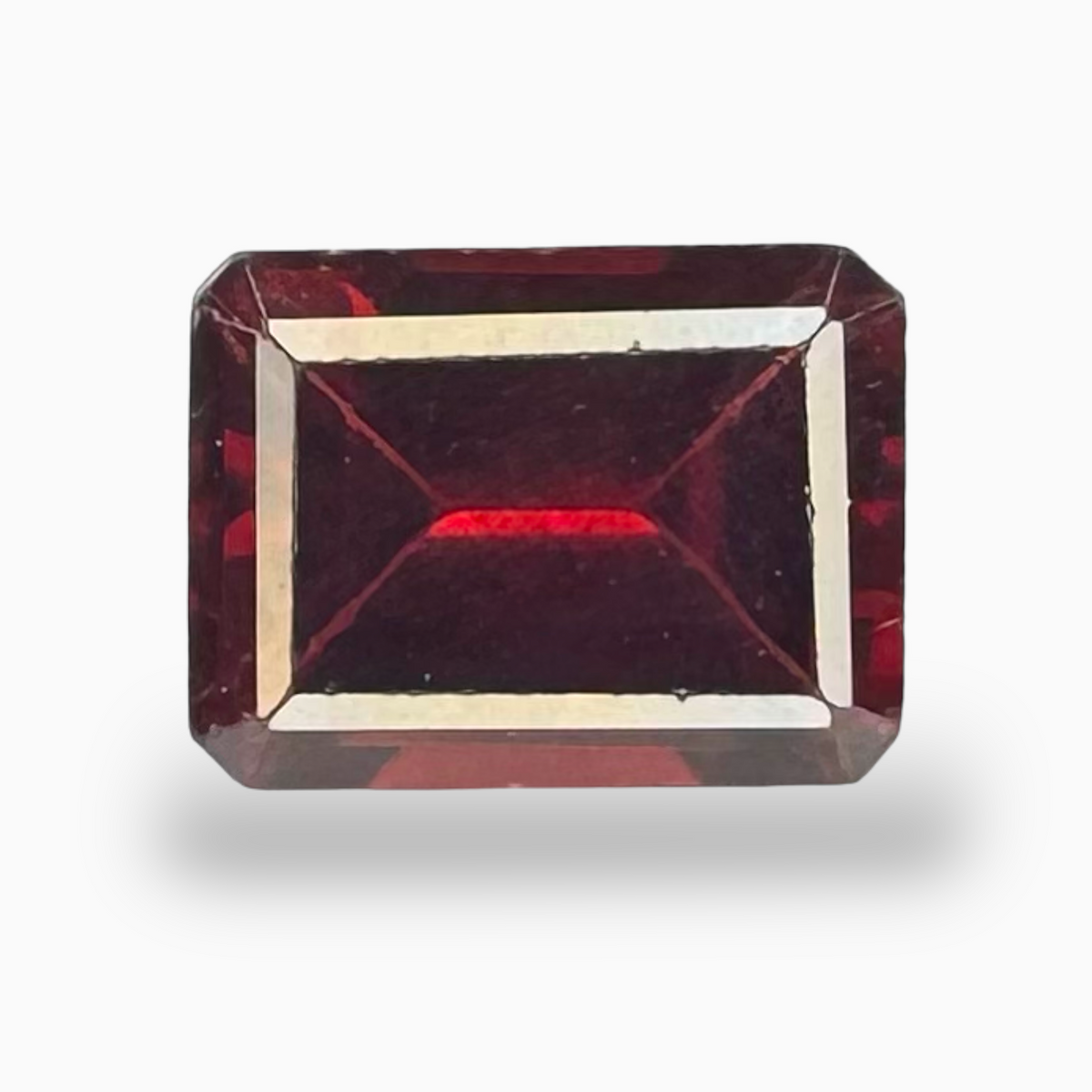Natural Almandine Red Garnet (Pyrope) Stone 6X8 mm - 1.75 Carats