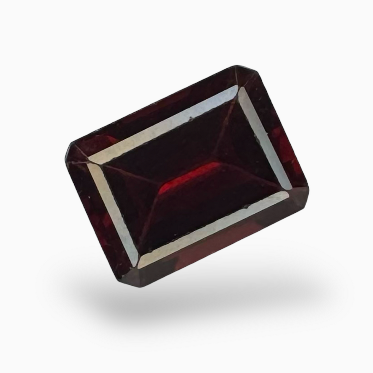 Natural Almandine Red Garnet (Pyrope) Stone 6X8 mm - 1.75 Carats