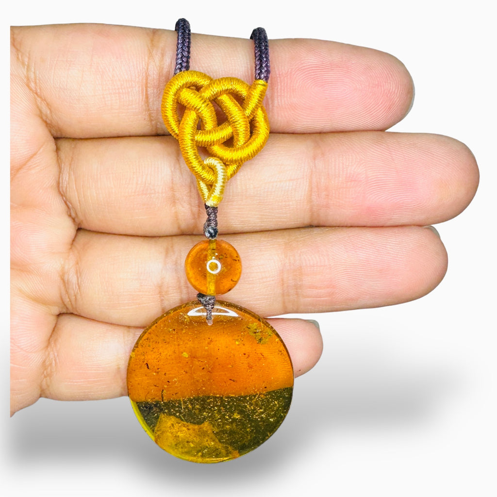 Natural Amber Stone Pendant 33.47 Carats