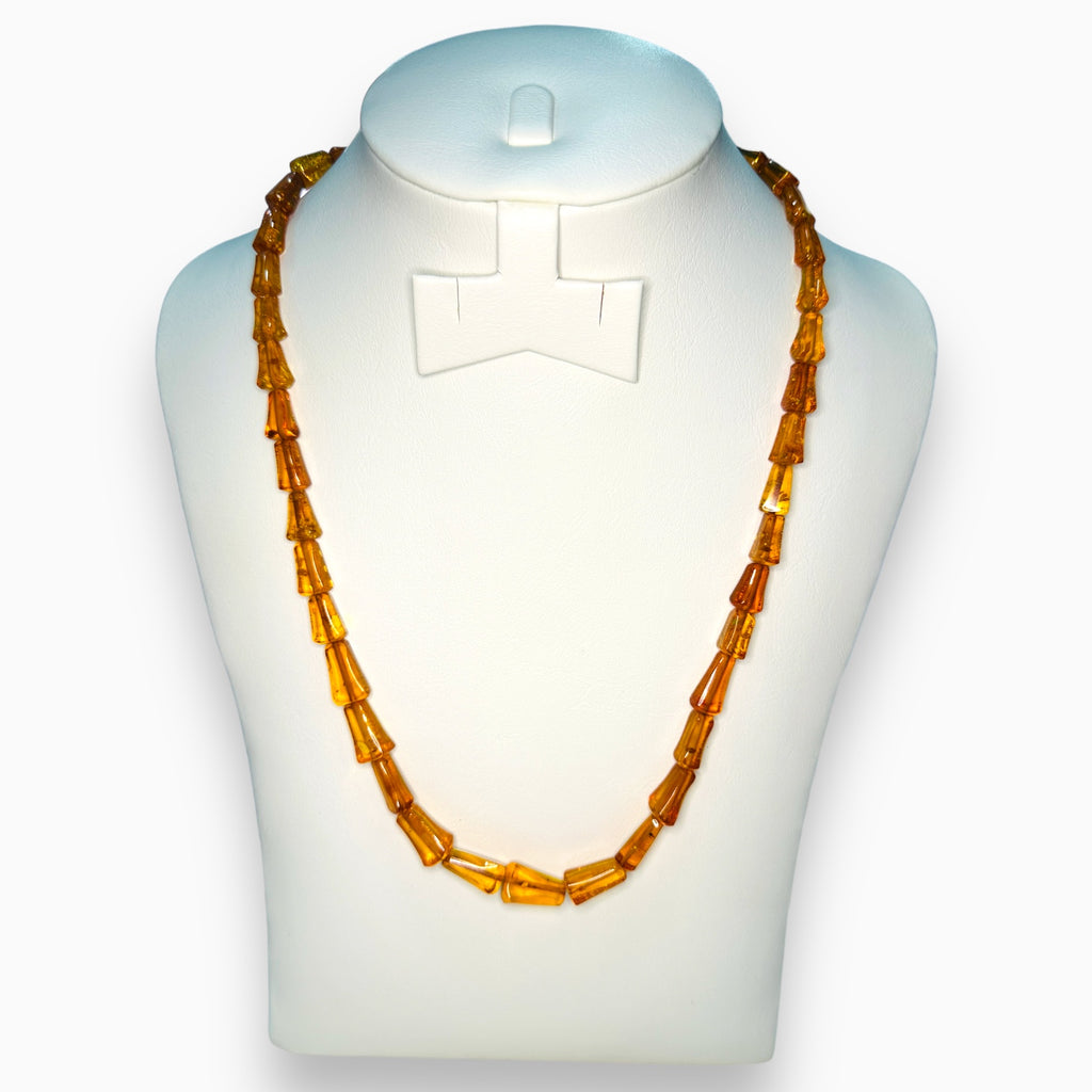 Natural Amber Stone Fancy Beads 169.84 Carats