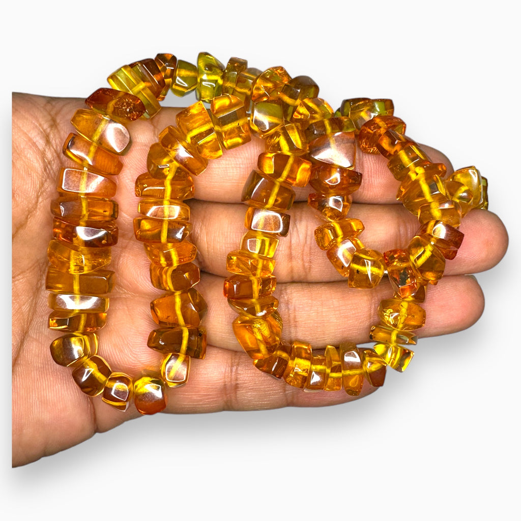 Natural Amber Stone Fancy Beads 169.93