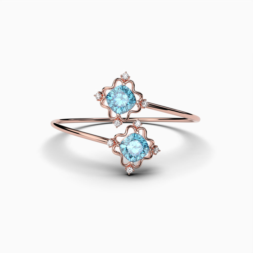 Natural Apatite Bangles - Sadie