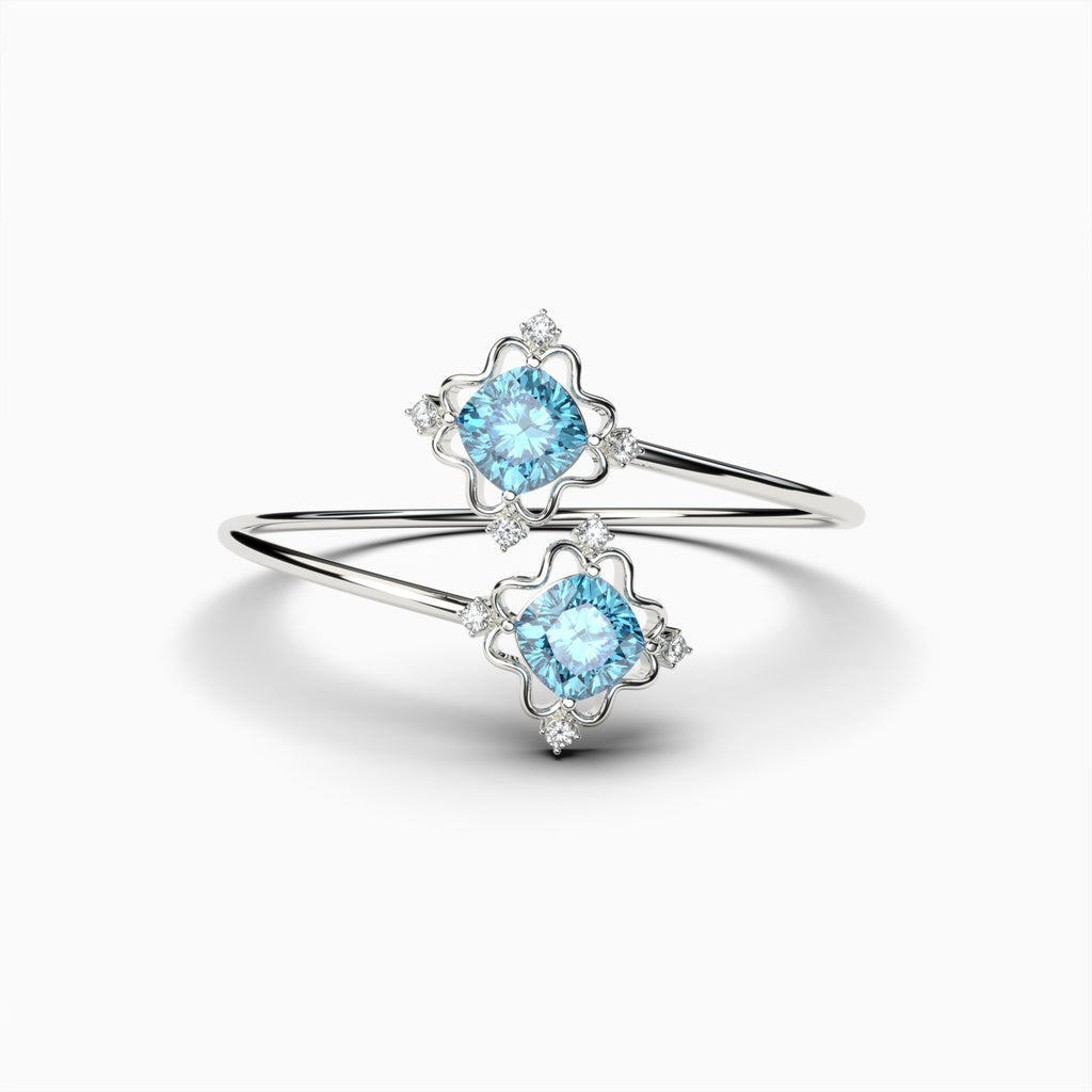 Natural Apatite Bangles - Sadie