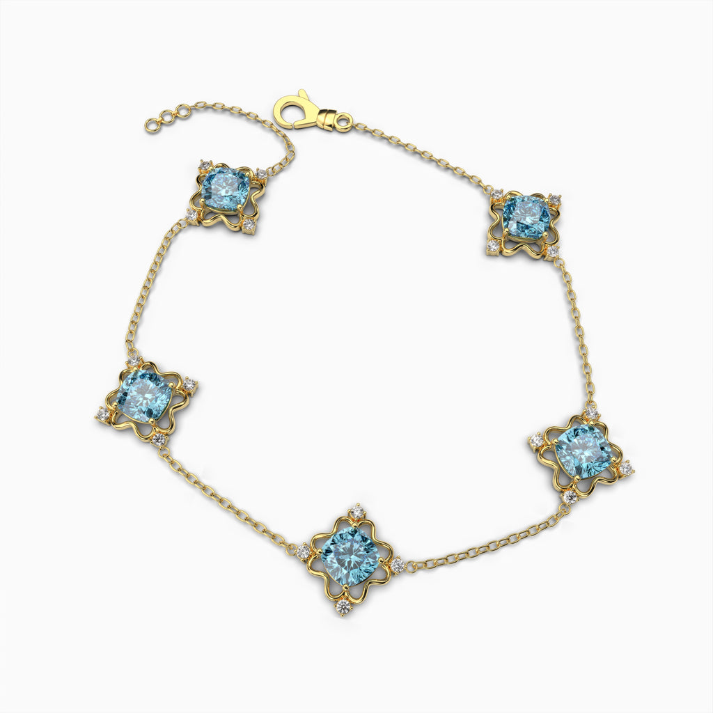Natural Apatite Bracelets - Josephine