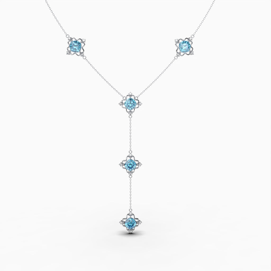 Natural Apatite Necklace - Audrey