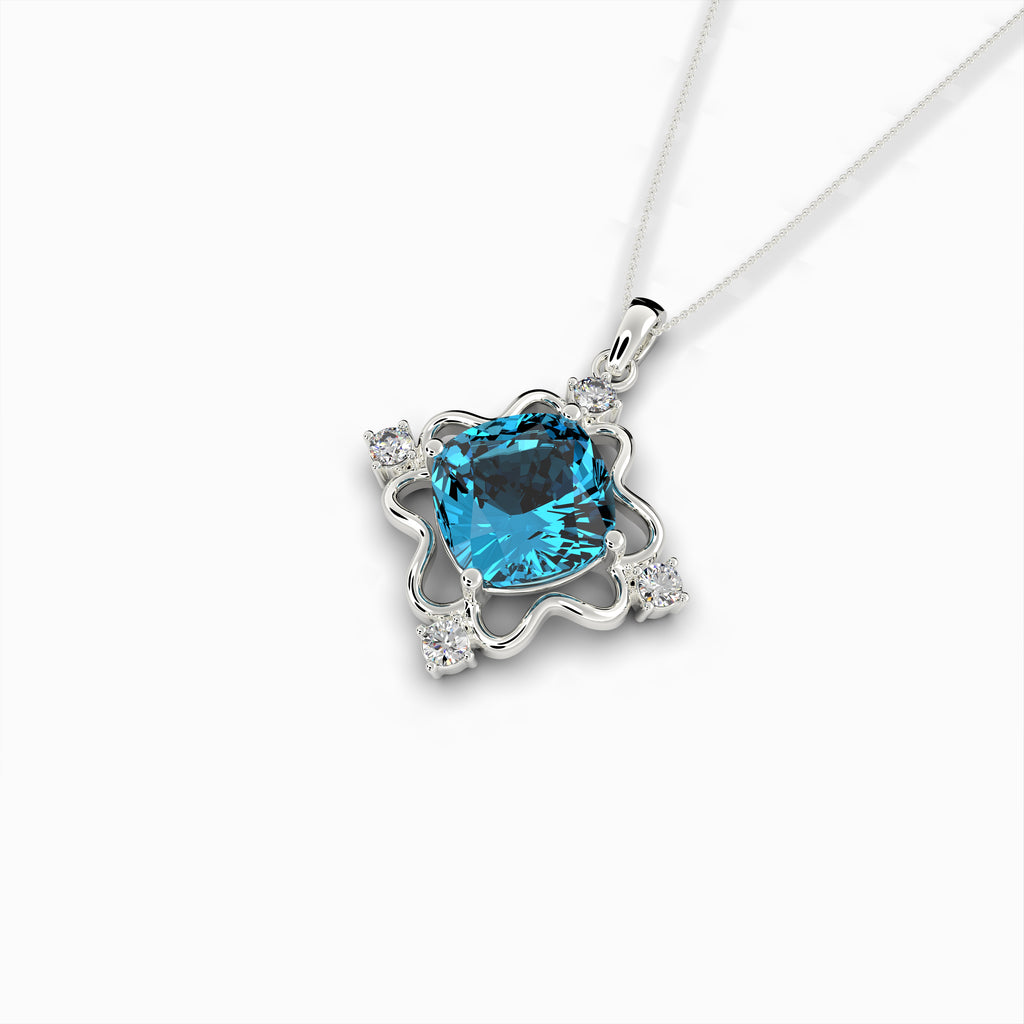 Natural Apatite Pendant - Abigail