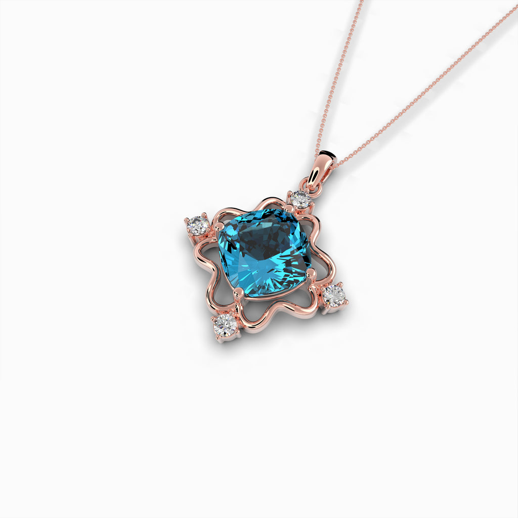Natural Apatite Pendant - Abigail
