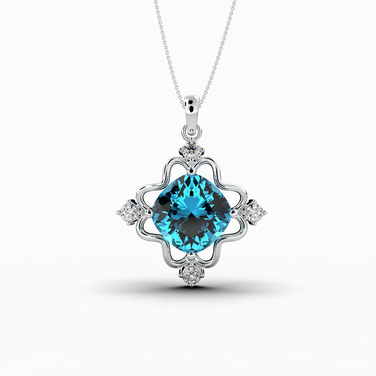 Natural Apatite Pendant - Abigail