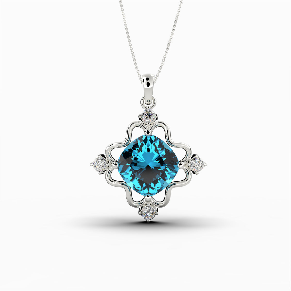 Natural Apatite Pendant - Abigail