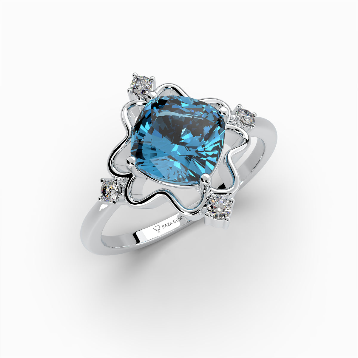 Natural Apatite Ring - Gianna
