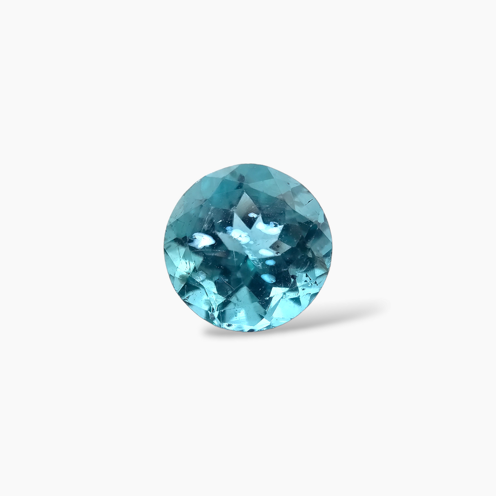 Natural Apatite Stone 1.5 Carats Round Cut ( 7 mm )