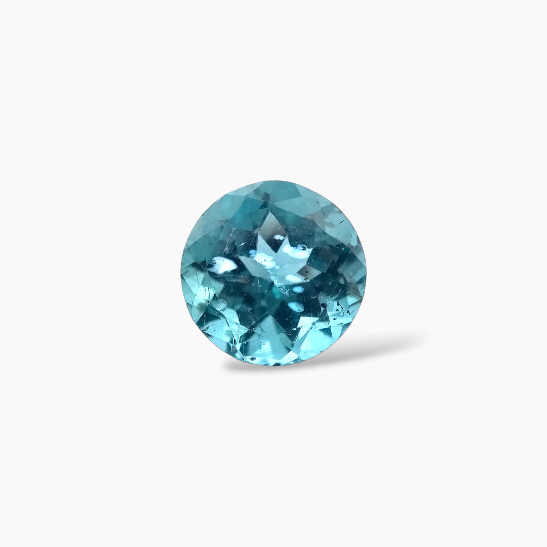 Natural Apatite Stone 1.5 Carats Round Cut ( 7 mm )