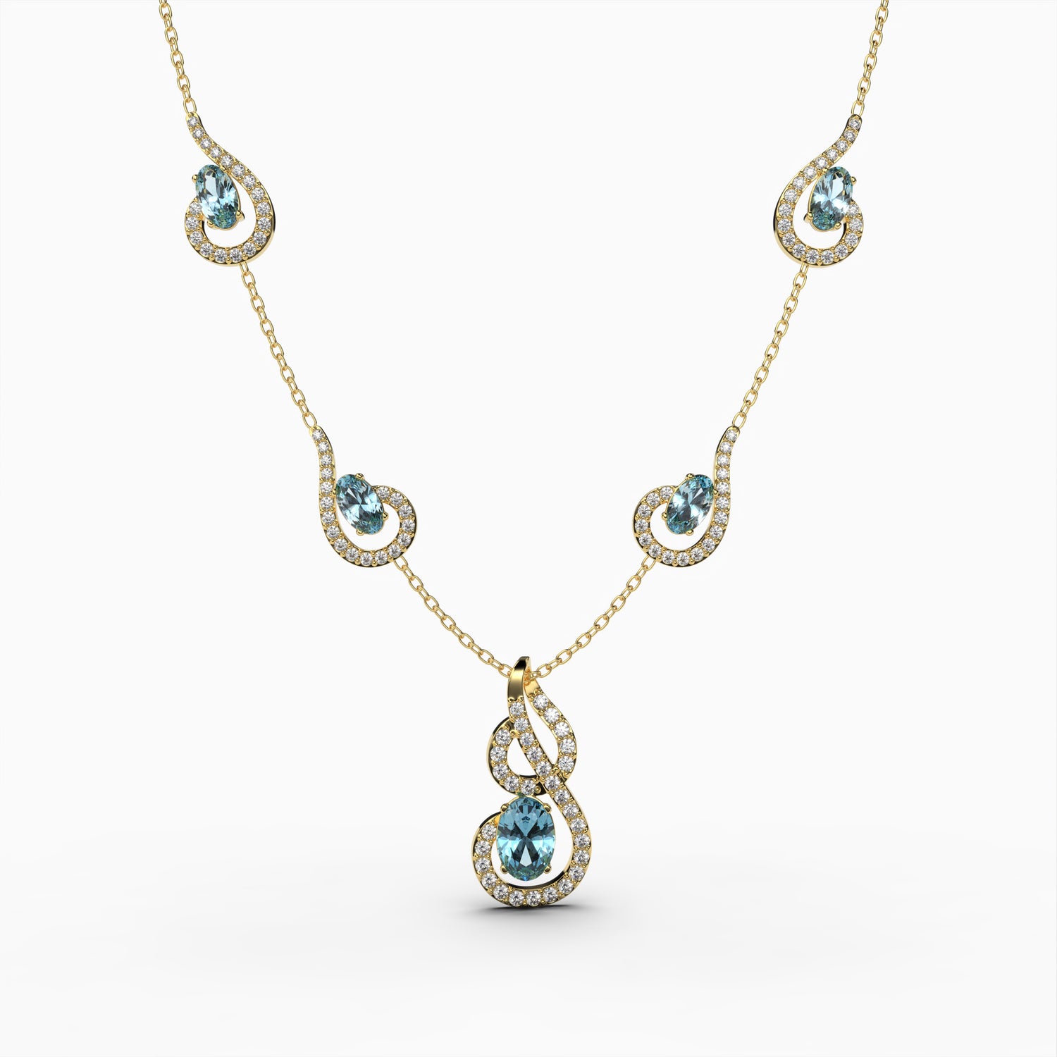 Aquamarine Necklace