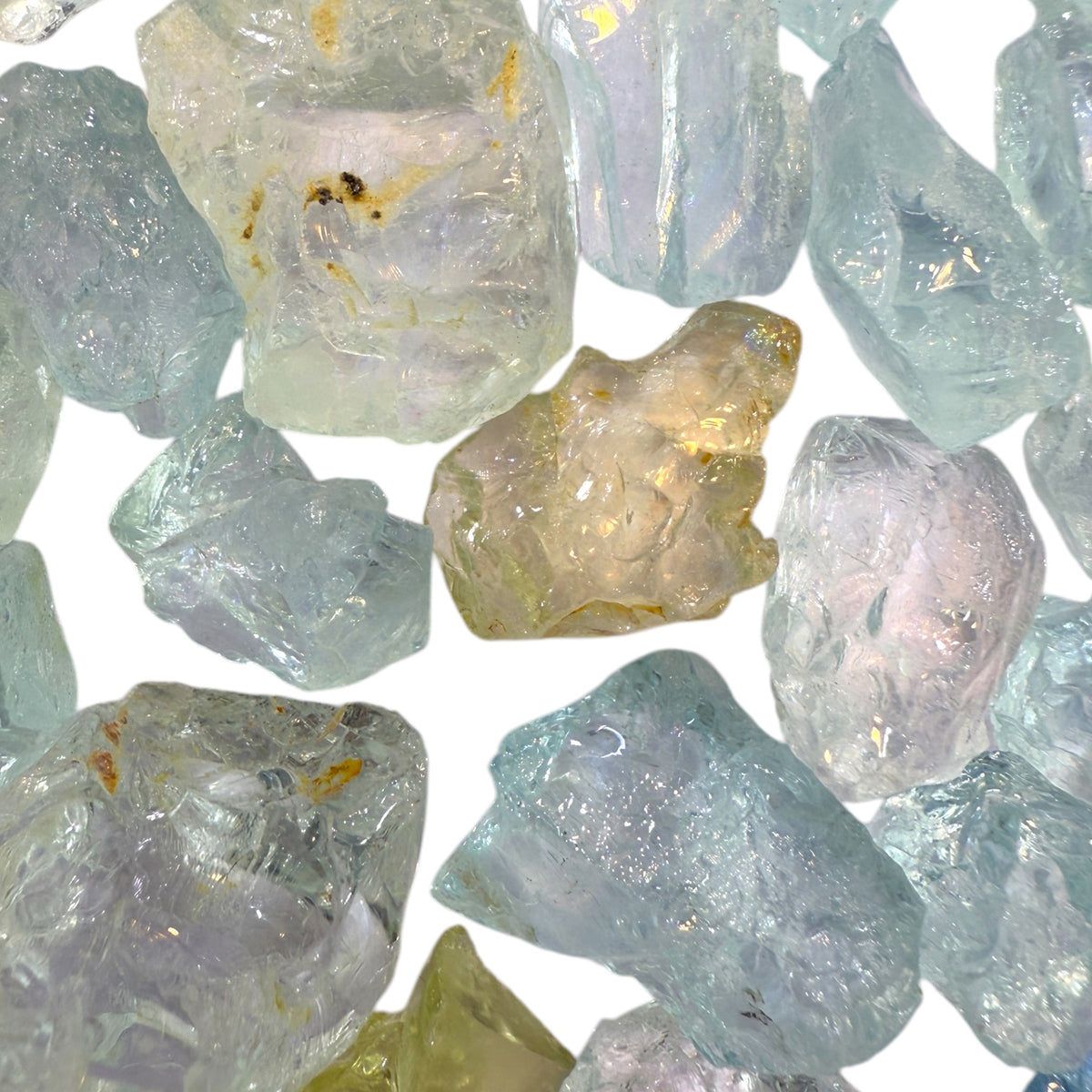 Natural Aquamarine Rough or Raw Stone From 3 - 20 Carats Africa Price Per Carats