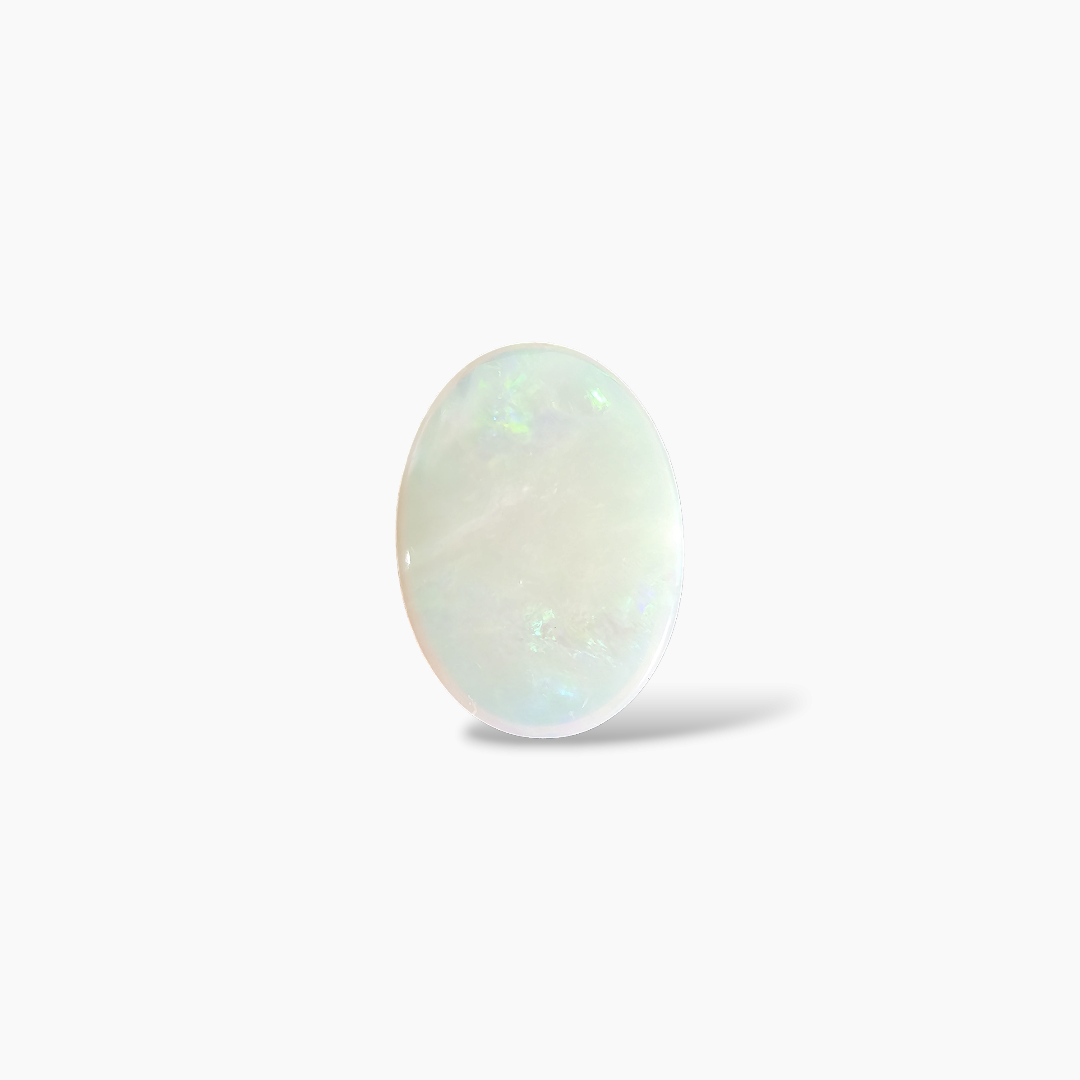 Natural Australian Opal Stone 6.96 Carats Oval Cabochon Shape  ( 18X14 mm )
