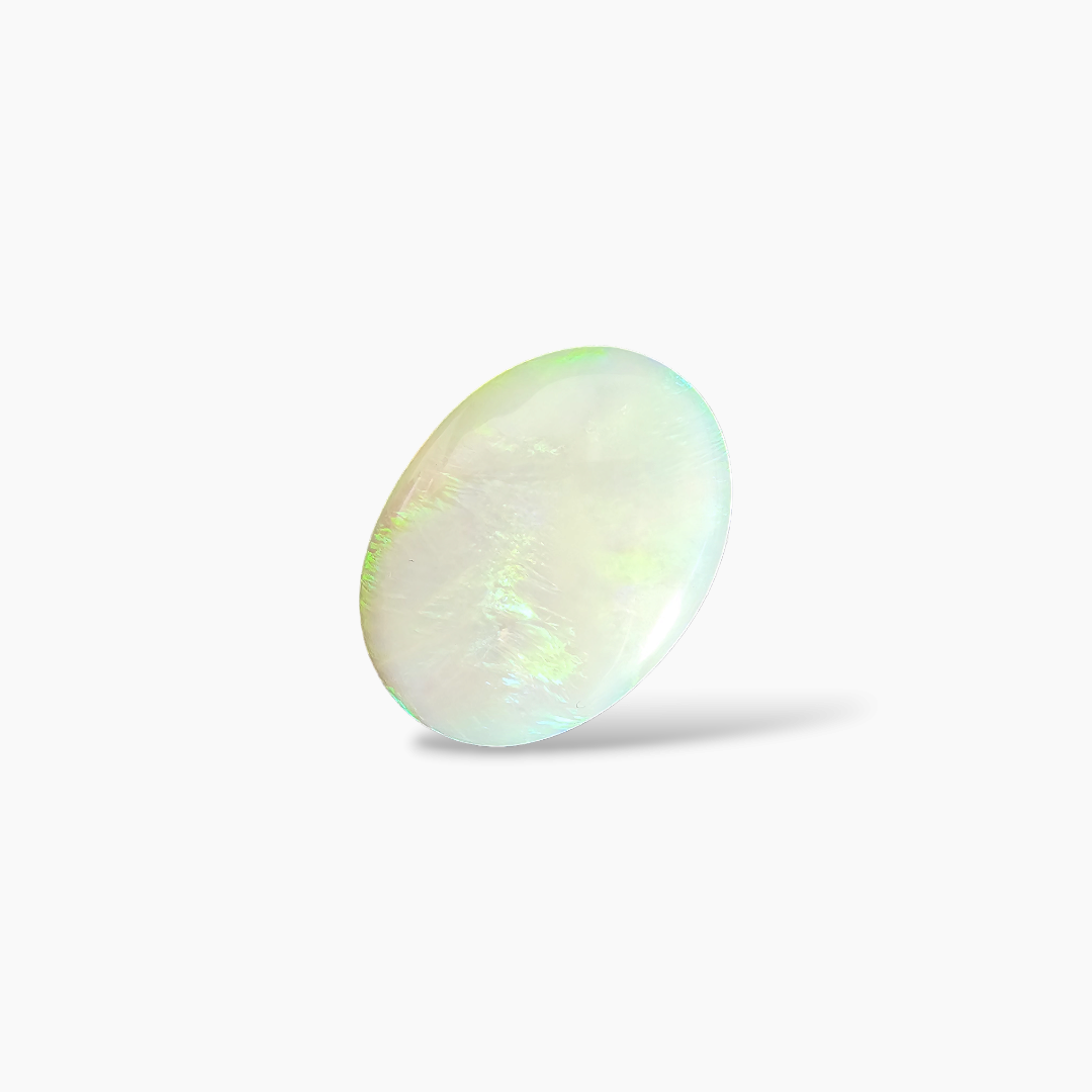 Natural Australian Opal Stone 6.96 Carats Oval Cabochon Shape  ( 18X14 mm )