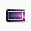 Natural Bicolor Tourmaline Stone 2.38 Carats in Emerald Cut Shape & Size 9.5x6.3mm