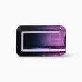 Natural Bicolor Tourmaline Stone 3.05 Carats in Emerald Cut Shape & Size 10.3x6.4mm