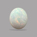 Natural Black Ethiopian Opal Stone 16.27 Carats Oval Cabochon Shape Size 20.2 x 16.2 x 9.9 mm