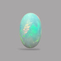 Natural Black Ethiopian Opal Stone 4.39 Carats Oval Cabochon Shape Size 16.9 x 10.5 x 5.1 mm