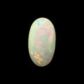 Natural Black Ethiopian Opal Stone 4.93 Carats Oval Cabochon Shape Size 16.9 x 9.3 x 6.2 mm