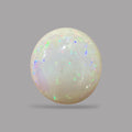 Natural Black Ethiopian Opal Stone 45.99 Carats Oval Cabochon Shape Size 30.5 x 28.5 x 11.5 mm