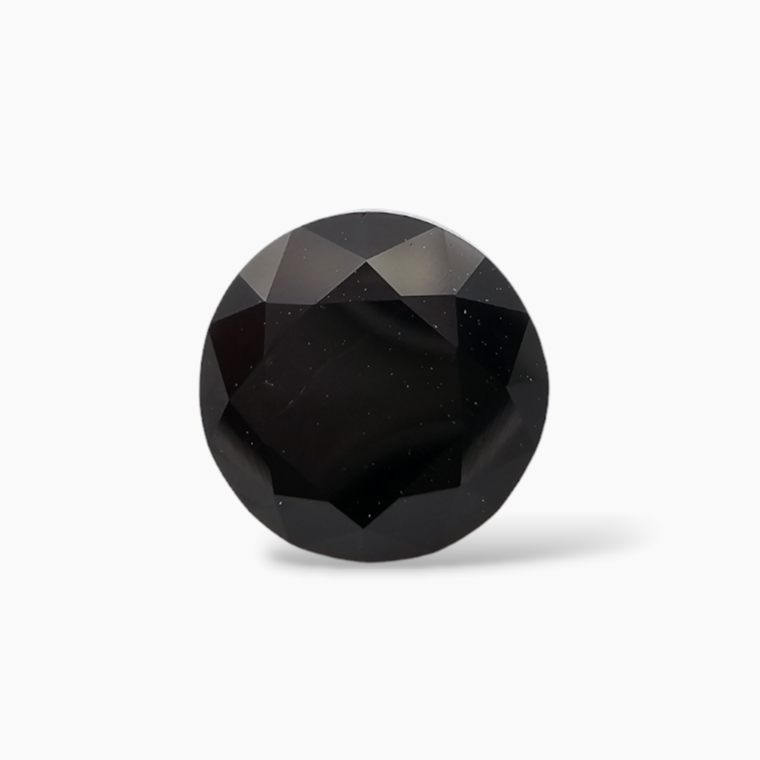 buy Natural Black Tourmaline Stone 2.84 Carats Round Cut (8 mm)