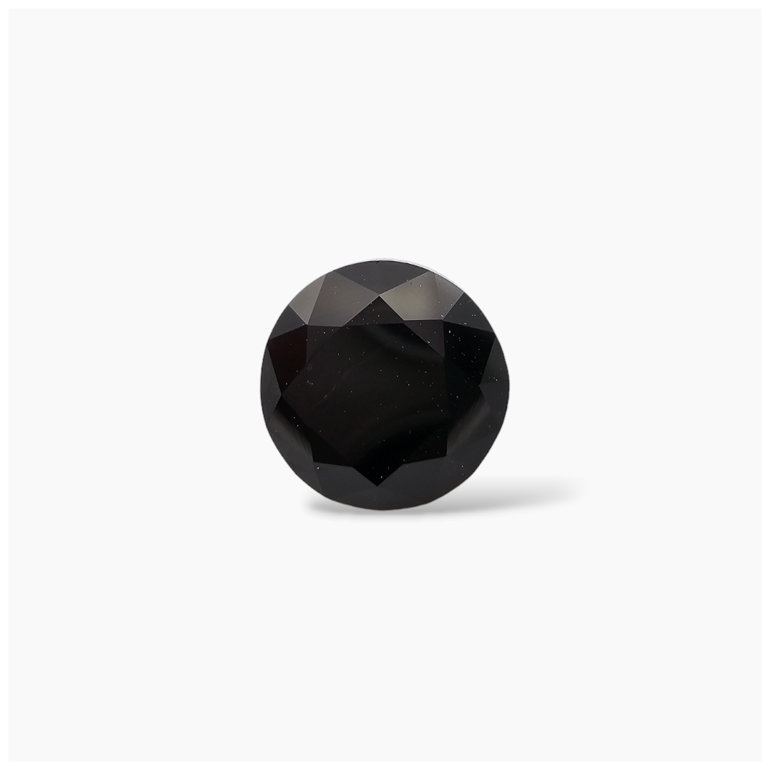 buy Natural Black Tourmaline Stone 2.84 Carats Round Cut (8 mm)